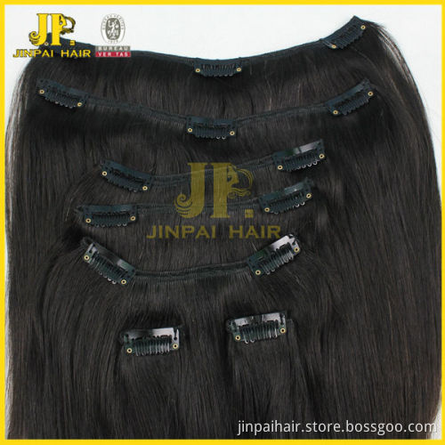 Clip In Extension straight wave Human Hair Weave